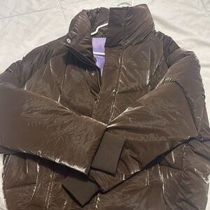 Women's Brown Quilted Jacket